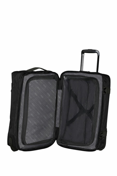 American Tourister Urban Track Duffle with Wheels Small 55L -Black