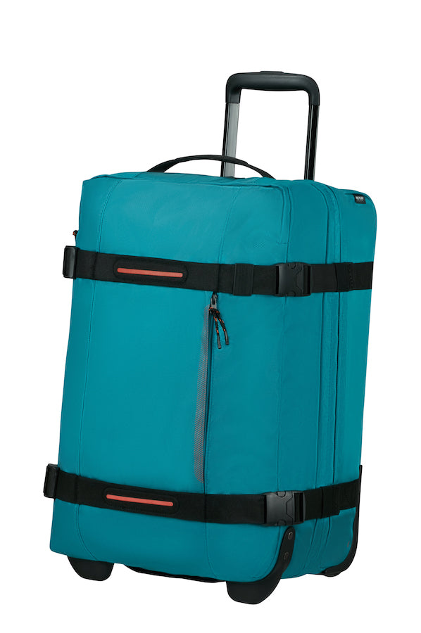 American Tourister Urban Track Duffle with Wheels Small 55L - Verdigris