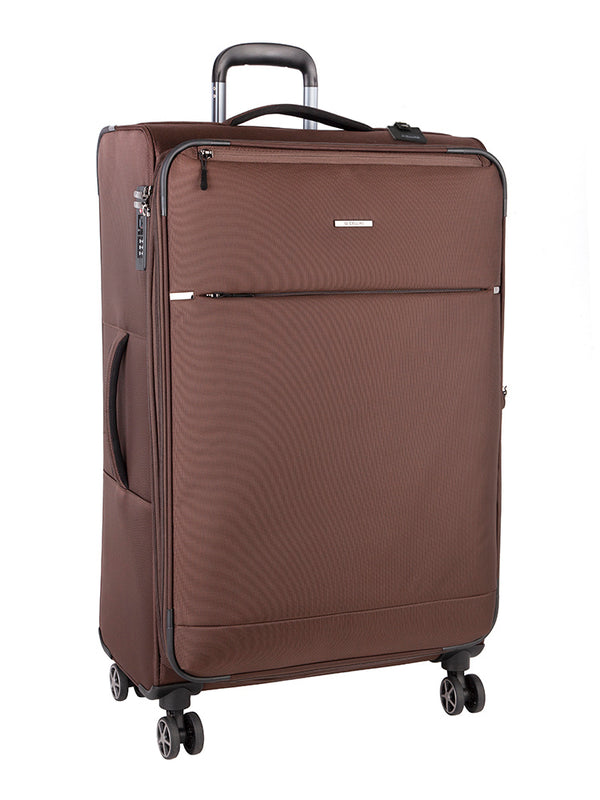 Cellini Smartcase Large 4 Wheel Trolley Case Walnut