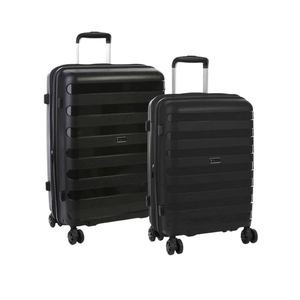 Cellini Sonic 2 Piece Luggage Set Black