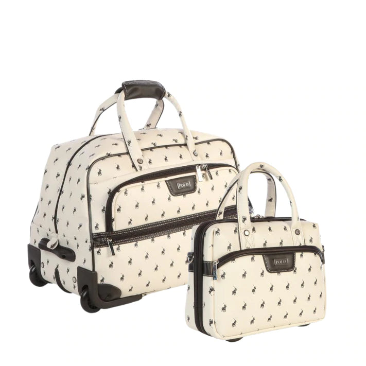 Polo Classic Travel Weekender Luggage Set Beige