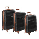 Cellini Spinn 3 Piece Luggage Set Black