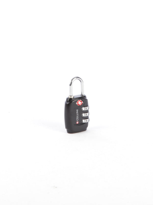 Cellini Accessories 3 Dial Tsa Lock Black