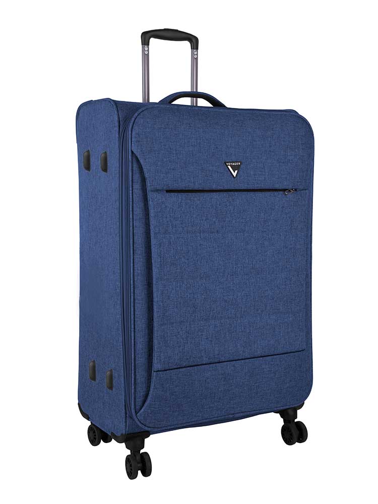 Voyager Getaway Large Trolley Case Blue