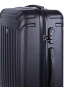 Voyager Duro Medium 4 Wheel Trolley Case Black