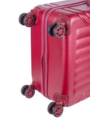 Voyager Duro Large 4 Wheel Trolley Case Red