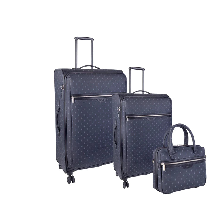 Polo  Signature Luggage Elite Medium Travel Set Black