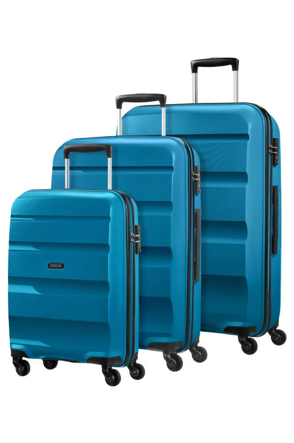 American Tourister Bon Air DLX 3 piece spinner – Seaport Blue