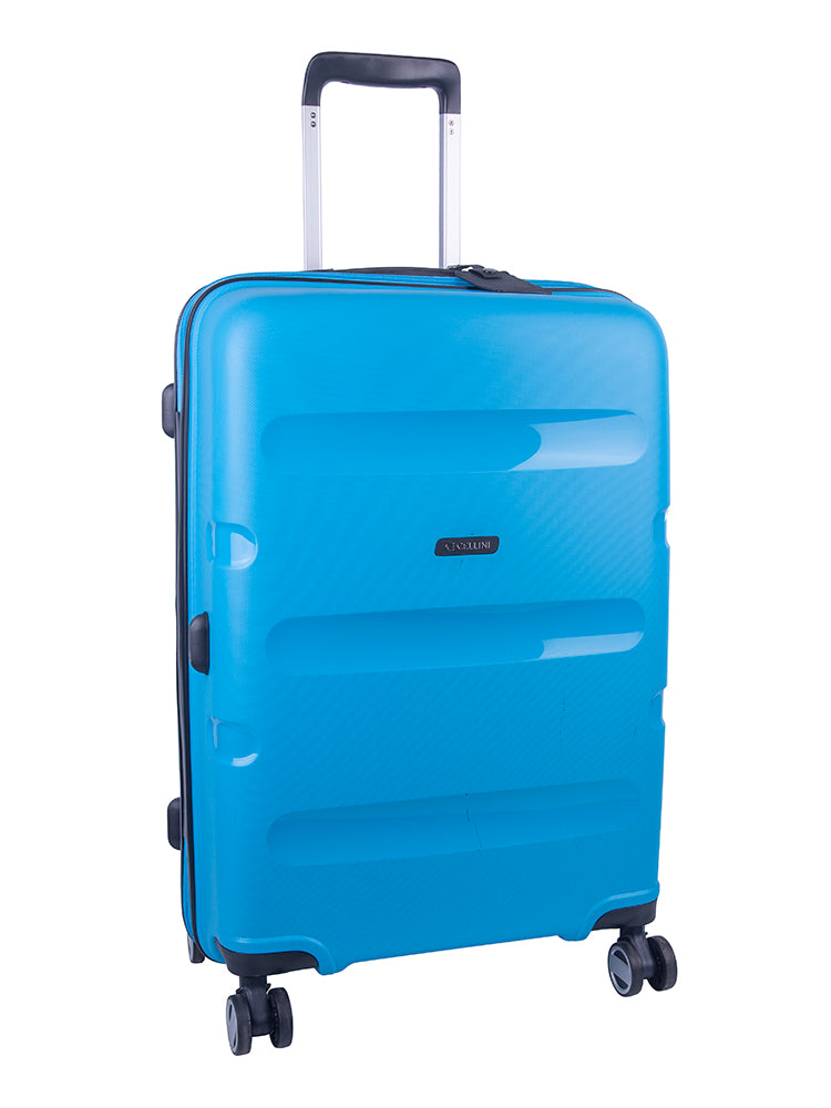Cellini Cruze 65cm 4 Wheel Trolley Case Blue