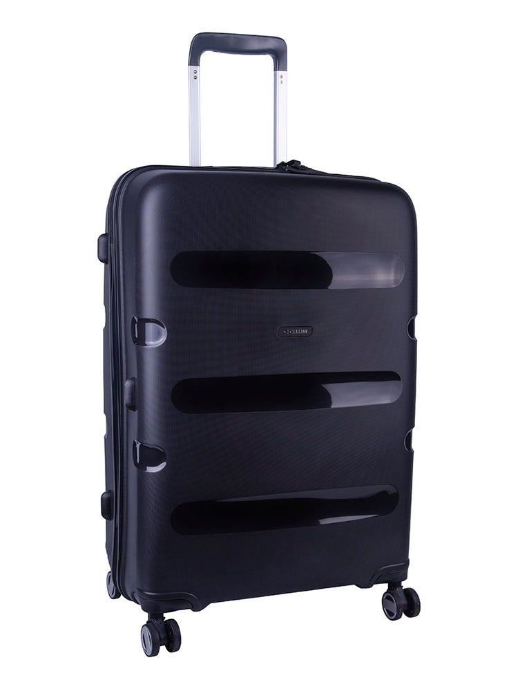 Cellini Cruze 65cm 4 Wheel Trolley Case Black