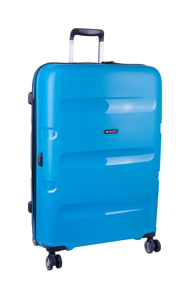 Cellini Cruze 75cm 4 Wheel Trolley Case Blue