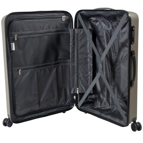 Paklite - Carbonite 3 Piece Trolley Case Spinner -Champagne