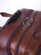 Cellini Infiniti Leather Business Case on Wheels Brown