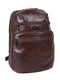 Cellini Infiniti Multipocket Leather Backpack Brown
