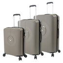 Paklite - Carbonite 3 Piece Trolley Case Spinner -Champagne