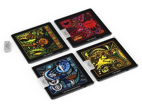 Andy Cartwright 'I Am South African' Glass  Coasters