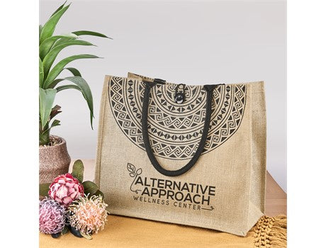 Okiyo Kashira Jute Tote