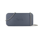 Original Fenn Wallet DENIM – silver zip – silver chain Chain –
