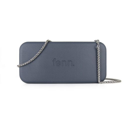 Original Fenn Wallet DENIM – silver zip – silver chain Chain –