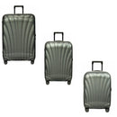 Samsonite C Lite 3 Piece Set  Mettalic Green