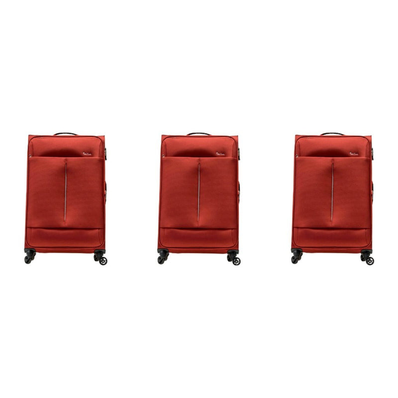 Pierre Cardin Ultralight 3 Piece Set Red