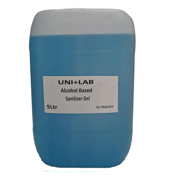 UNI+LAB Hand Sanitizing Gel 5 Litre Bottle 70% Alcohol Content – Each
