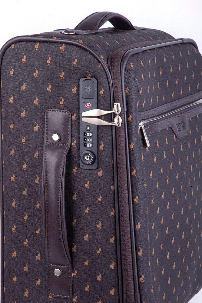 Polo  Signature Luggage Medium Travel Set Brown