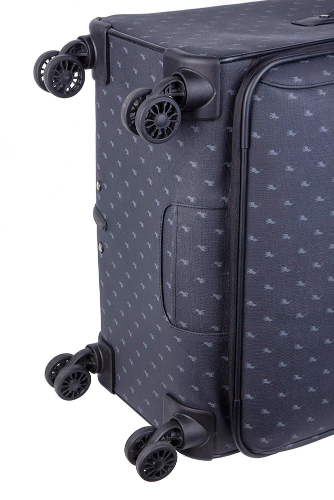 Polo Signature Luggage Large Elite Travel Set Black