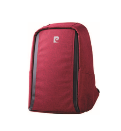 Pierre Cardin Phantom Anti-Theft Laptop Backpack Red 