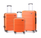 Pierre Cardin Gasper Luggage Spinner 3 Piece Set Orange