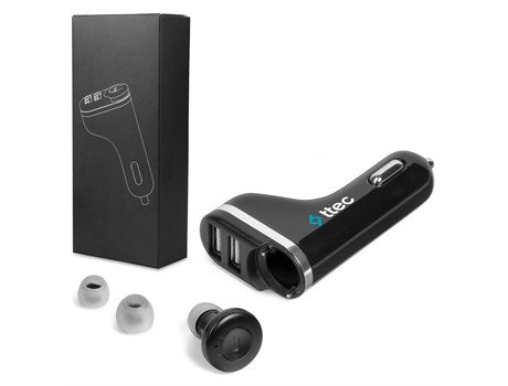 Journey Bluetooth Earbud And Car Charger - Black Only