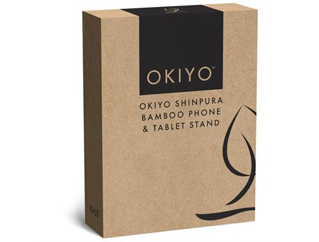 Okiyo Shinpura Bamboo Phone & Tablet Stand-Natural