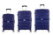 Tosca Rogue 3 Piece Luggage Trolley Set  | Navy