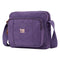 Troop London Classic Canvas Across Body Bag Purple