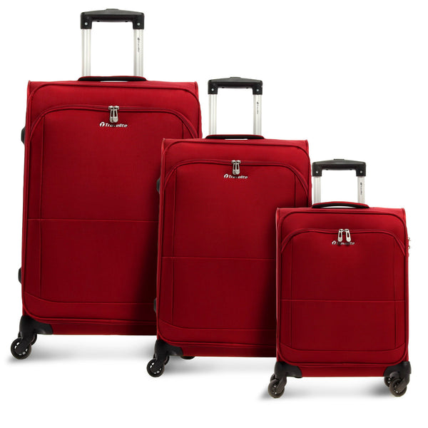 South Africa Travel Lite Suitcases Travelite Flash Piece Set Red