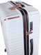 Cellini Allure Hardshell Large 4 Wheel Trolley Case White