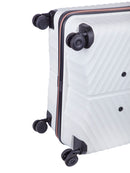 Cellini Allure Hardshell Large 4 Wheel Trolley Case White