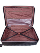 Cellini Allure Hardshell Large 4 Wheel Trolley Case Black