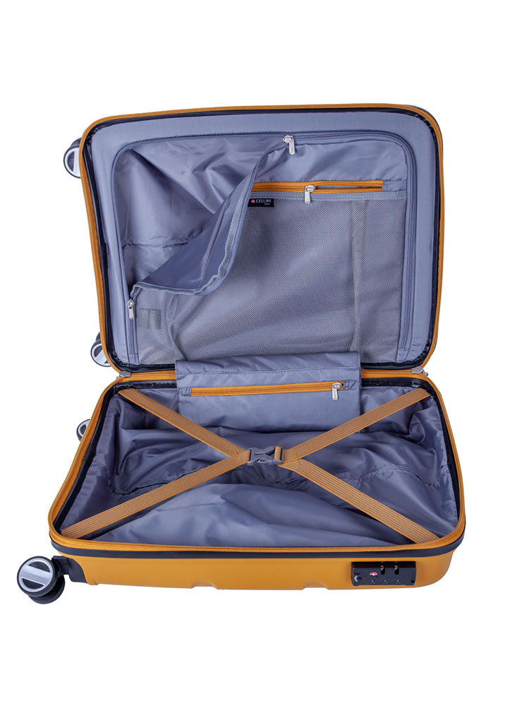 Cellini Cruze 65cm 4 Wheel Trolley Case MariGold