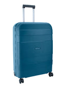 Cellini Safetech Medium 65cm 4 Wheel Trolley Case Blue