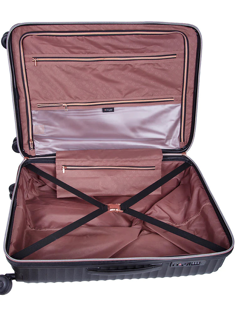 Cellini  Allure Hardcase Travel Large Set Black