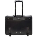 Tosca Leather Laptop Pilot Case With Wheels
