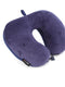 Cellini Suede Microbeads Travel Pillow Navy