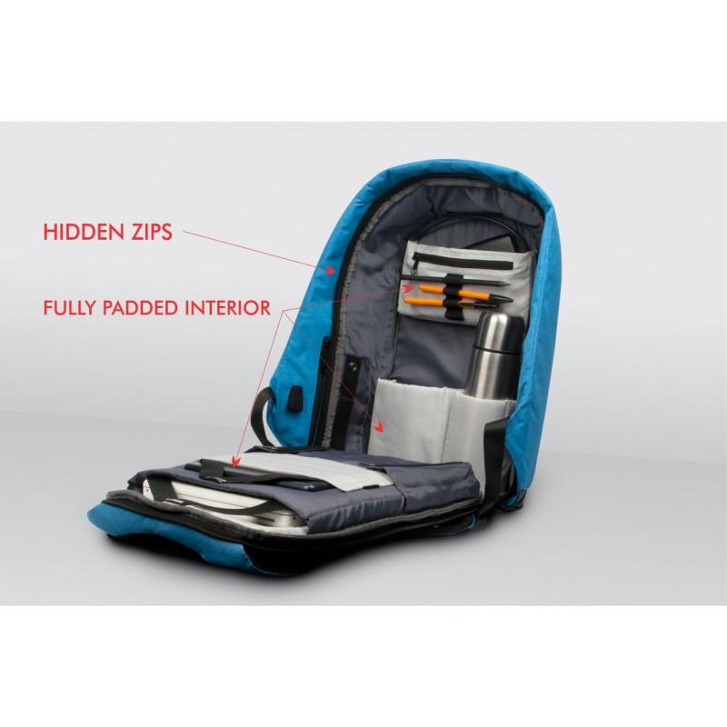 Pierre Cardin Phantom Anti-Theft Laptop Backpack Grey