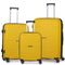 Pierre Cardin Montpellier Luggage Spinner 3 Piece Set Yellow