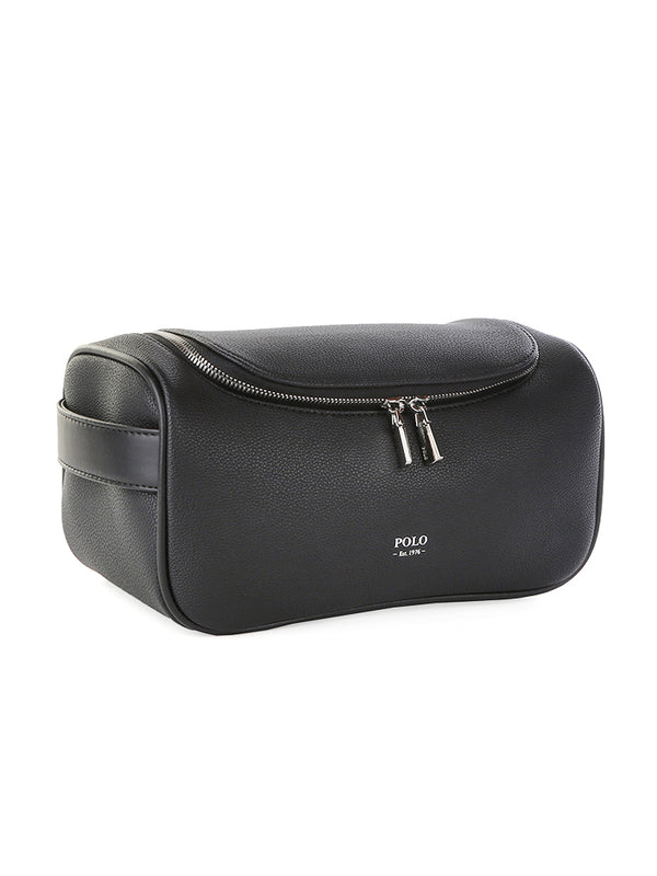 Polo Lyon Travel Toiletry Case Black