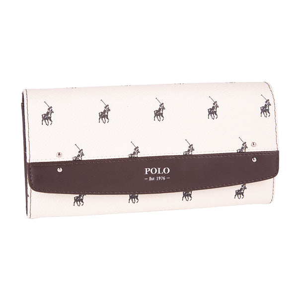 Polo New Classic Clutch Purse Cream Saleys Travel Goods