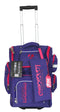 Tosca Longboard Cruiser School Backpack with Wheels + Pencil Bag | Purple