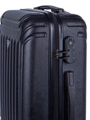 Voyager Duro 4 Wheel Carry On Trolley Case Black