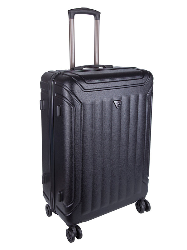 Voyager Duro Large 4 Wheel Trolley Case Black